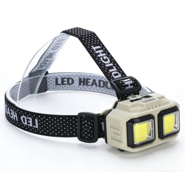 主图_1 LED Headlamp Flashlight USB Rechargeable Waterproof Portable Dimmable High Lumen Headlight for Camping Hiking & Running