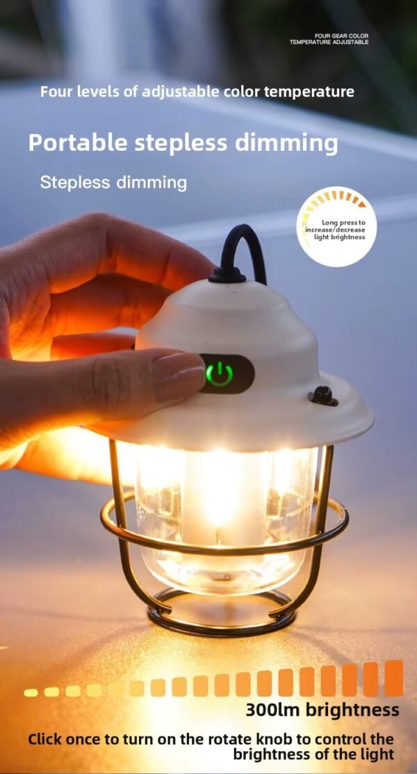 详情图片_05 Baihuibri Wholesale High Lumen Hanging Dimmable Long Lasting AA Battery Camping Lamp Emergency Light